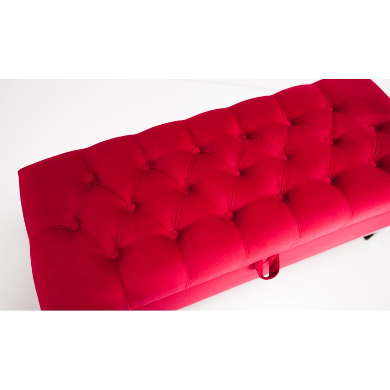 Tufted Storage Bench